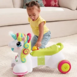 Infantino Smilin' Shimmer 3-in-1 Sit, Walk and Ride Unicorn Clearance