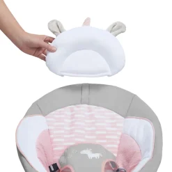 Ingenuity Flora the Unicorn Cradling Bouncer Fashion