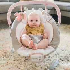 Ingenuity Flora the Unicorn Cradling Bouncer Fashion