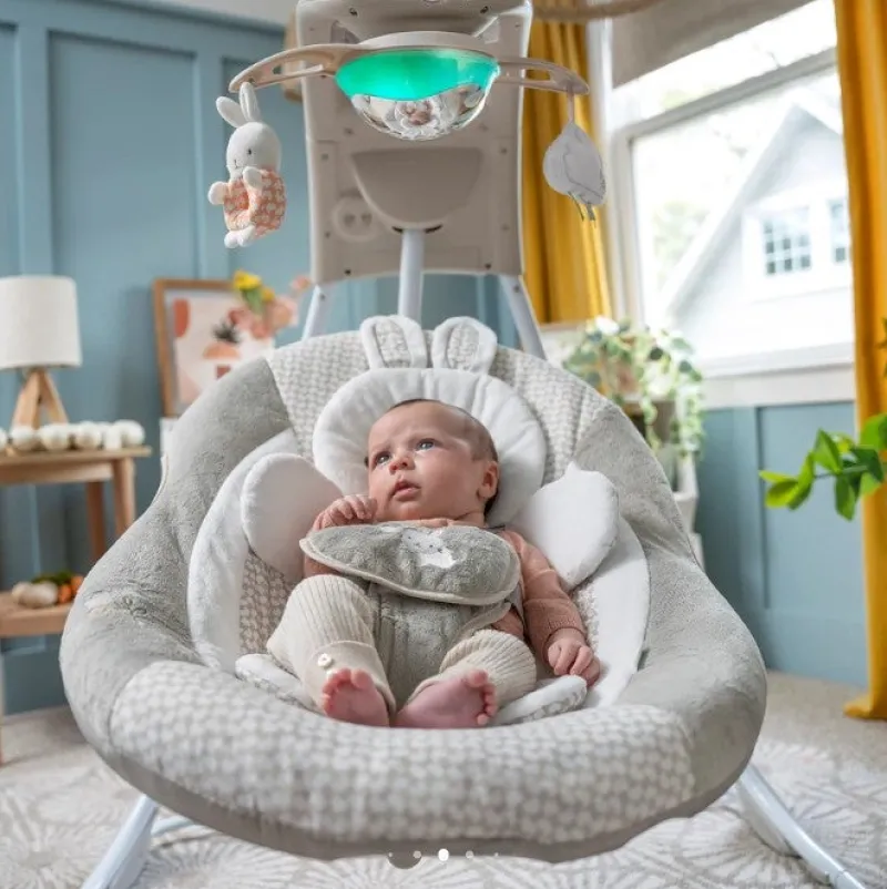 Ingenuity InLighten Cradling Swing Twinkle Tails Online