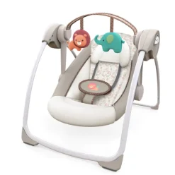 Ingenuity Soothe 'n Delight Cozy Kingdom Portable Swing New