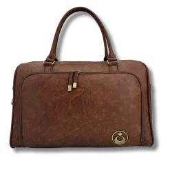 Isoki Double Zip Satchel Redwood Sale