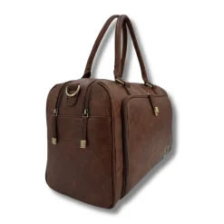 Isoki Double Zip Satchel Redwood Sale