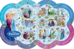 Disney Princess Little First Look & Find Frozen Book and Puzzle New