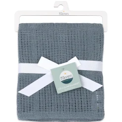 Little Haven Cellular Blanket Blue Discount