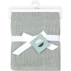 Little Haven Cellular Blanket Sage Foliage Fashion