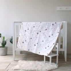 Little Haven Cot Quilt Botanical Leaf Fashion