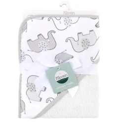 Little Haven Hooded Towel Elephant Outlet