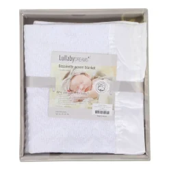Lullaby Dreams 100% Cotton Bassinette Woven Blanket New