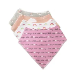 Lullaby Dreams Bandana Bibs 4-Pack Girl Discount