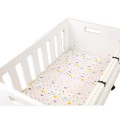 Lullaby Dreams Bassinette Flannelette Sheet Set Sun Moon Hot