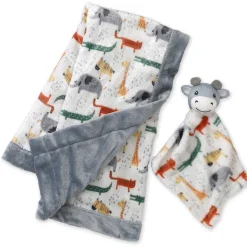 Lullaby Dreams Blanket with Giraffe Blankie Set Clearance