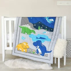 Lullaby Dreams Dinosaurs Cot Quilt Fashion