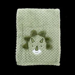 Lullaby Dreams Embroidered Waffle Blanket Misty Green Outlet