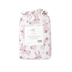 Lullaby Dreams 2-Pack Co Sleeper Fitted Sheets Pink Meadow Fashion