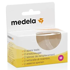 Medela Spare Teats 2-Pack Medium Flow Online
