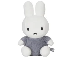 Miffy Cuddle Fluffy Soft Toy Blue Medium 25cm Best