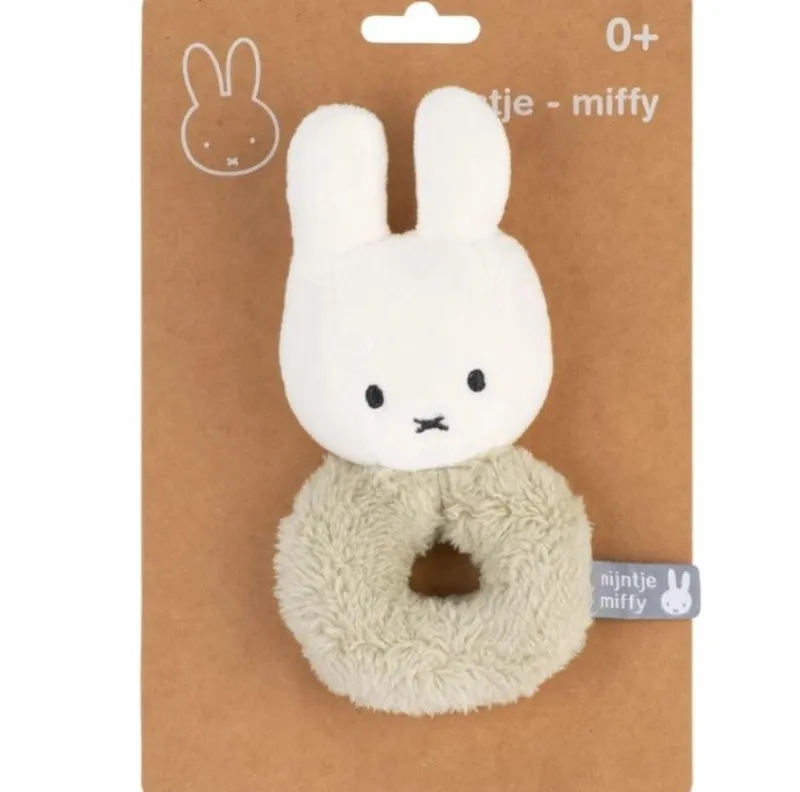 Miffy FLUFFY RING RATTLE GREEN Sale