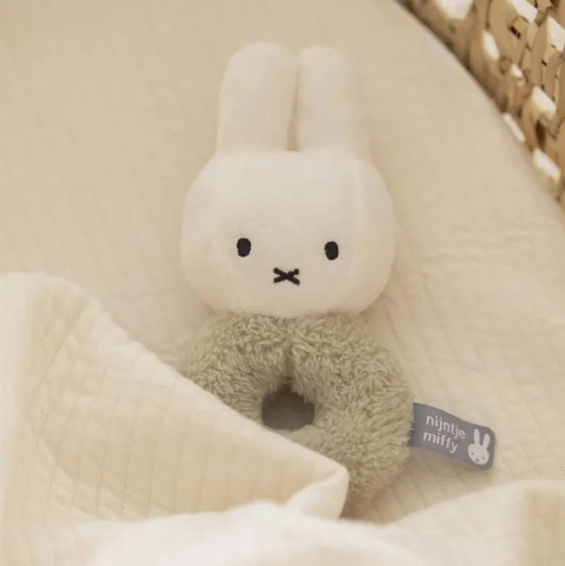 Miffy FLUFFY RING RATTLE GREEN Sale
