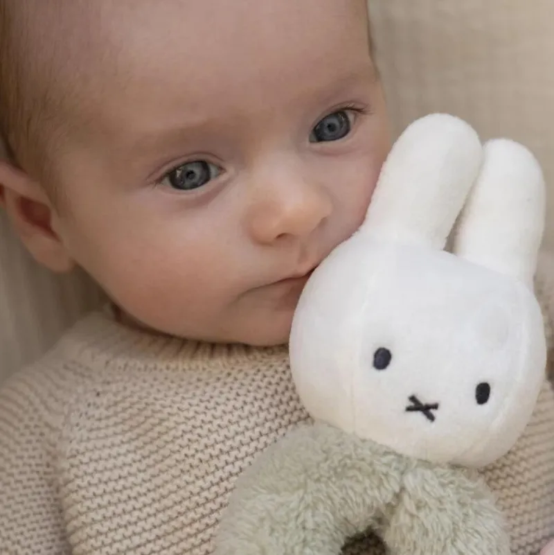 Miffy FLUFFY RING RATTLE GREEN Sale