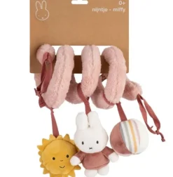 Miffy FLUFFY SPIRAL TOY PINK Clearance