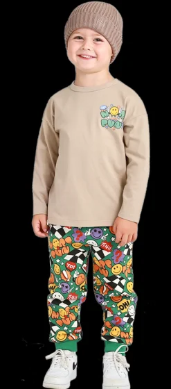 Mobi Minors Graphic L/S Top Clearance