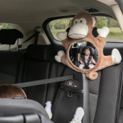 Moose Baby-in-View Backseat Car Mirror Monkey Best