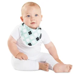 Mum 2 Mum Bamboo Bandana Bib Hot