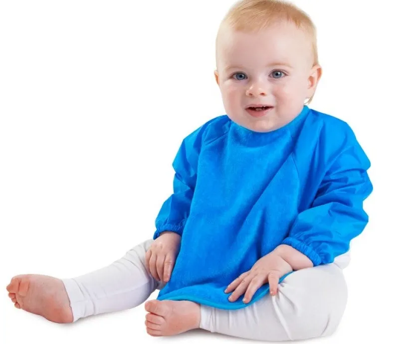 Mum 2 Mum Long Sleeved Wonder Bib Teal - Small Clearance