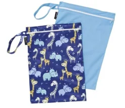 Mum 2 Mum Mum2Mum Wet bag 2 pack Animals Clearance