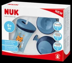 NUK Evolution Cup - Learn to Drink Set 230ml Blue Outlet