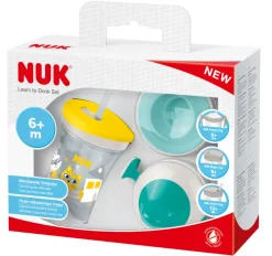 NUK Evolution Cup - Learn to Drink Set 230ml Neutral Clearance