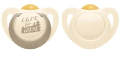 NUK for Nature Latex Soothers 0-6m 2-Pack - Assorted Colours Fashion