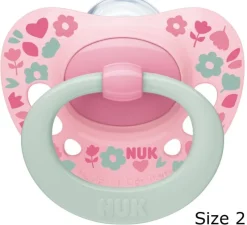 NUK Signature Silicone Soother Size 2 - Assorted Colours Best