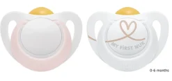 NUK Star Latex Soother 0-6m 2-Pack - Assorted Colours Best