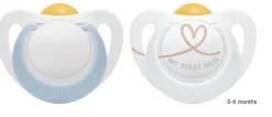 NUK Star Latex Soother 0-6m 2-Pack - Assorted Colours Best
