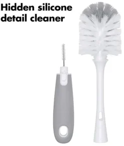OXO Tot Bottle Brush with Detail Cleaner and Stand Gray Clearance