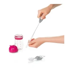 OXO Tot Straw & Sippy Cup Top Cleaning Set Grey Outlet