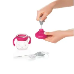 OXO Tot Straw & Sippy Cup Top Cleaning Set Grey Outlet