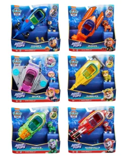 Paw Patrol Aqua Pups Vehicles - Assorted Styles Fashion