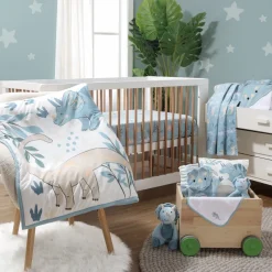 Peanutshell Dino Dream 3-Piece Cot Set Sale
