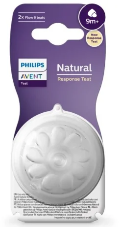 Philips Avent Natural Response Teat 9m+ Flow 6 2-Pack Best