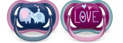 Philips Avent Ultra Air Deco Soother 2-Pack 18m+ - Assorted Colours New