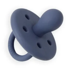 Plum All Silicone Soother 6-36m Denim Hot