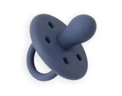 Plum All Silicone Soother 0-6m Denim Best