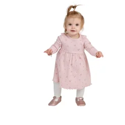Ricochet Baby Rib Dress Hot