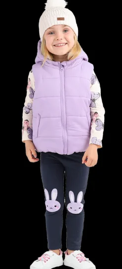 Ricochet Kids Fleece Lined Padded Vest Hot