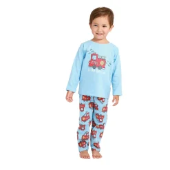 Ricochet Kids Long Knit PJS Hot