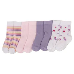 Ricochet Kids Rib Crew  4pk Socks Best