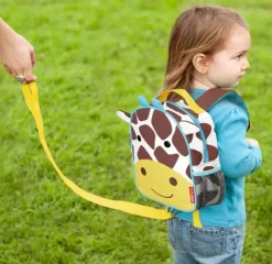Skip Hop Zoo Mini Backpack With Reins Giraffe New